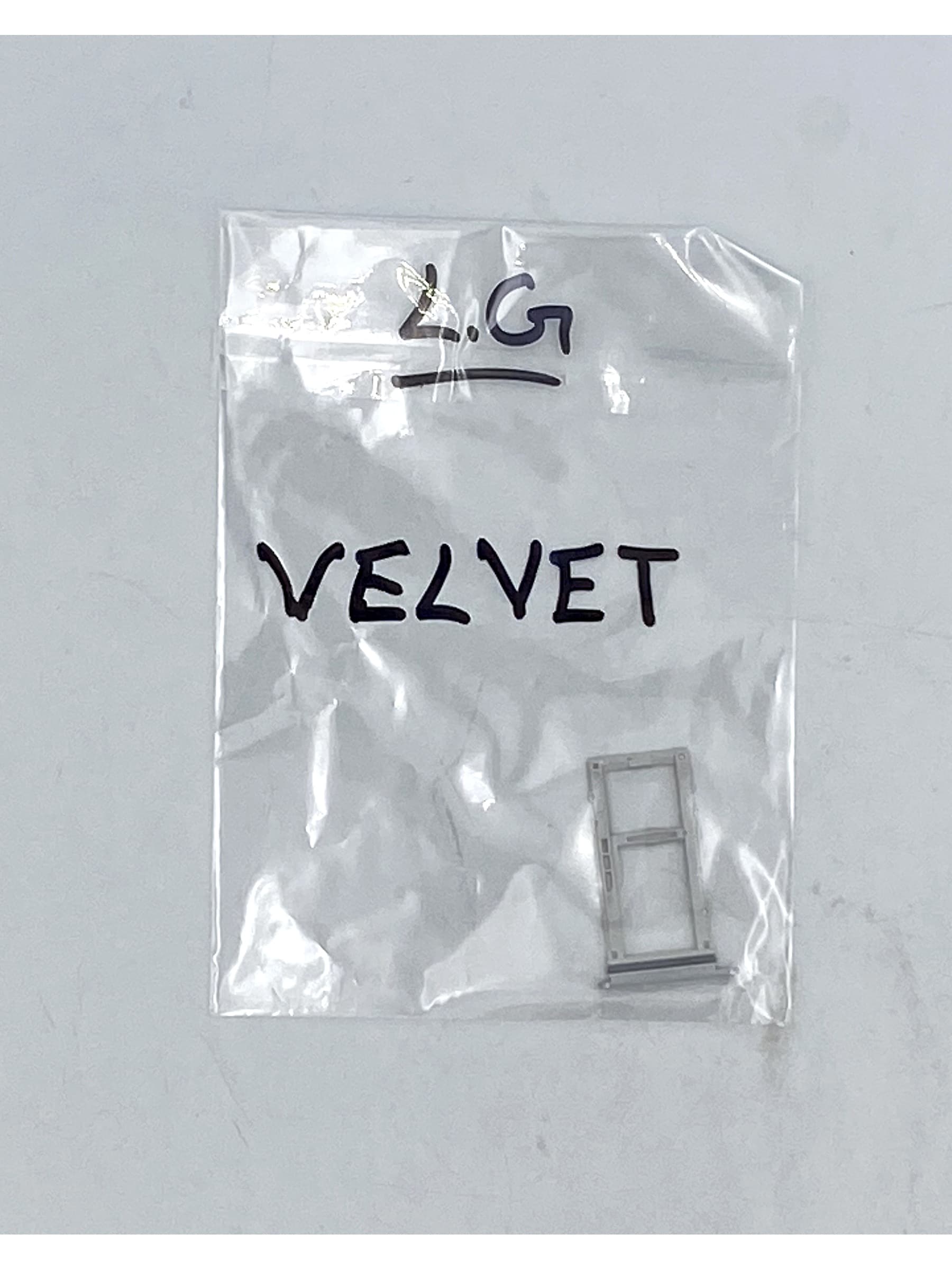 LG Velvet SIM tray
