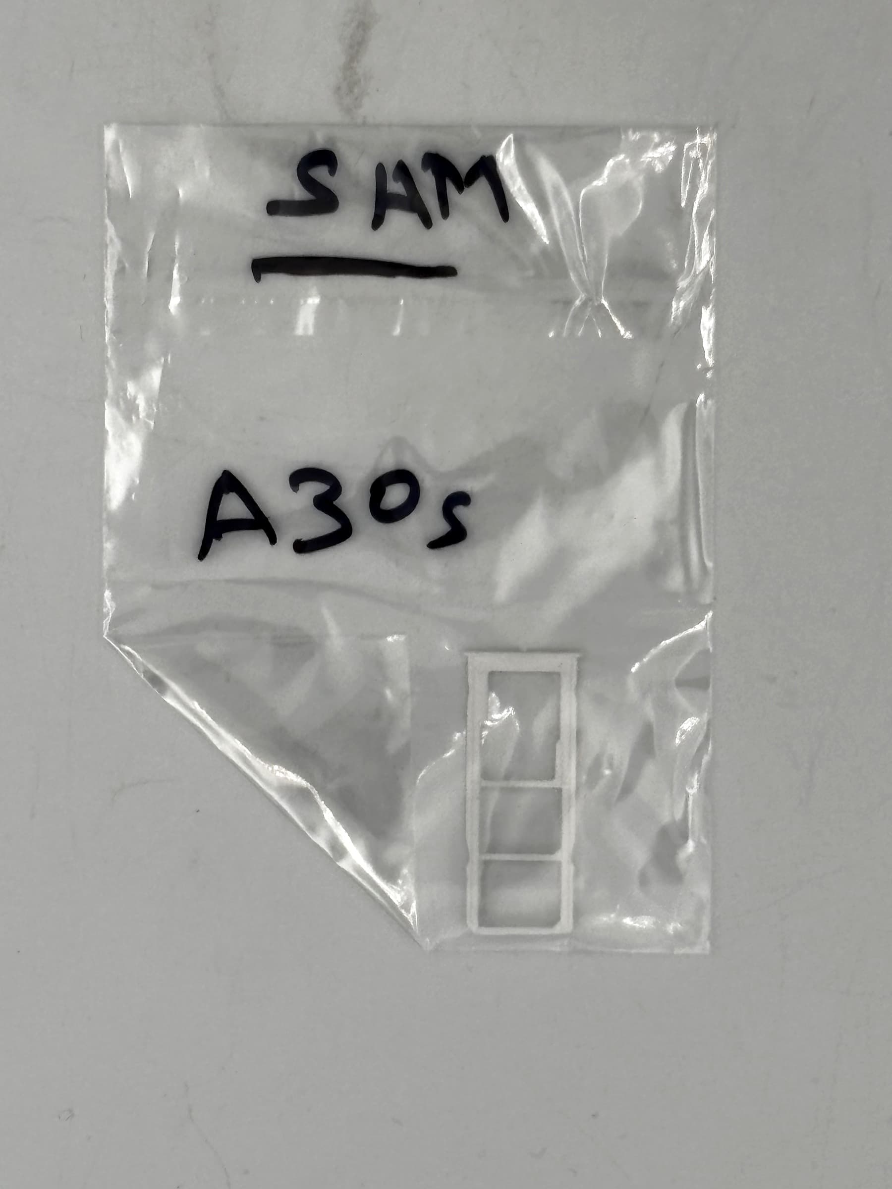 Samsung A30s SIM tray view 1