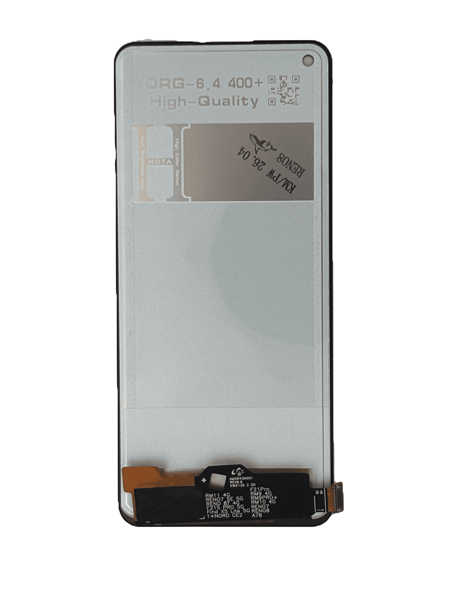 OPPO Reno 8 Display Assembly back