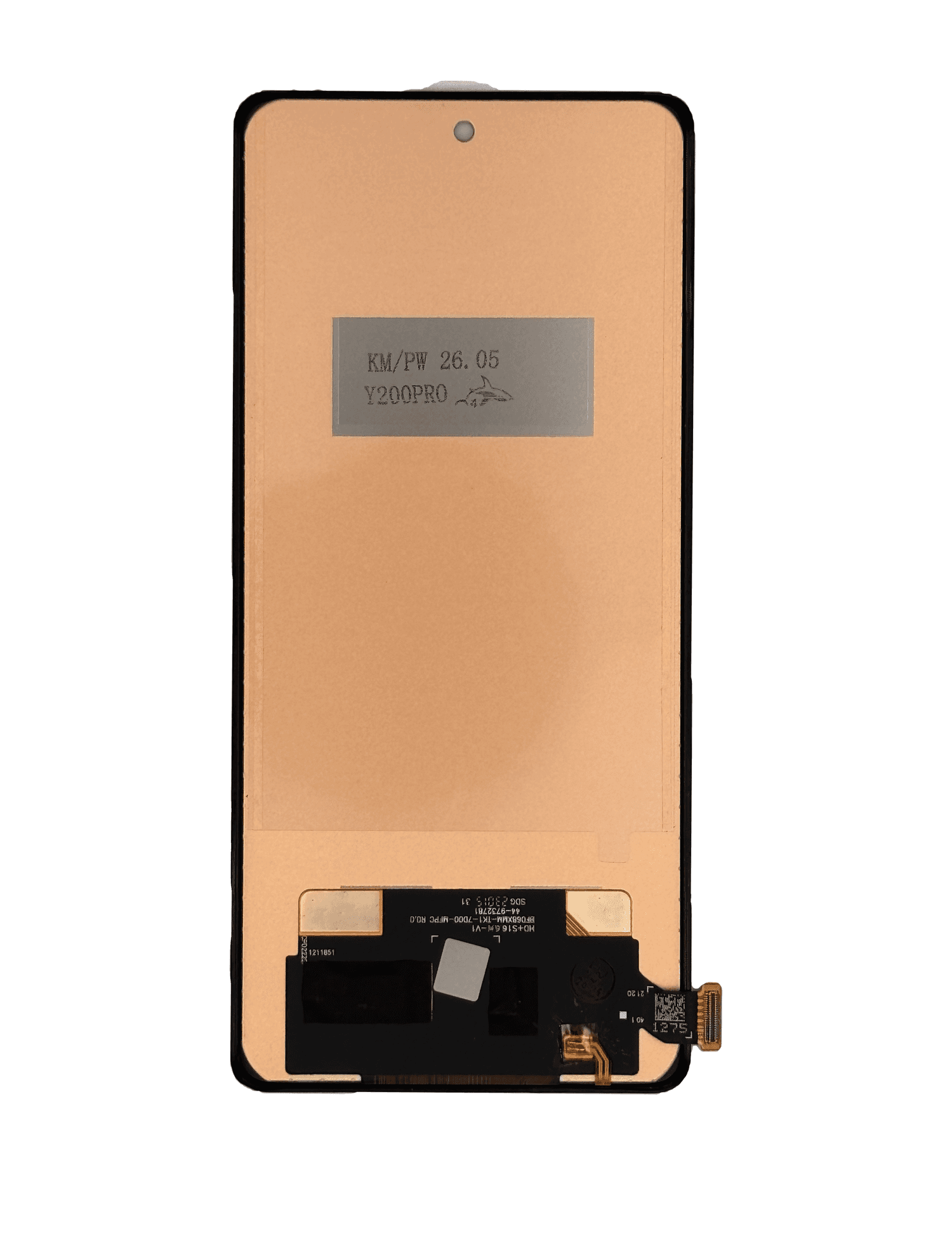 Vivo Y200 Pro Display Assembly back